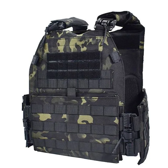 900d Polyester Tactical Molle Combat Jumpable Plate Carrier Bulletproofing Body Armor