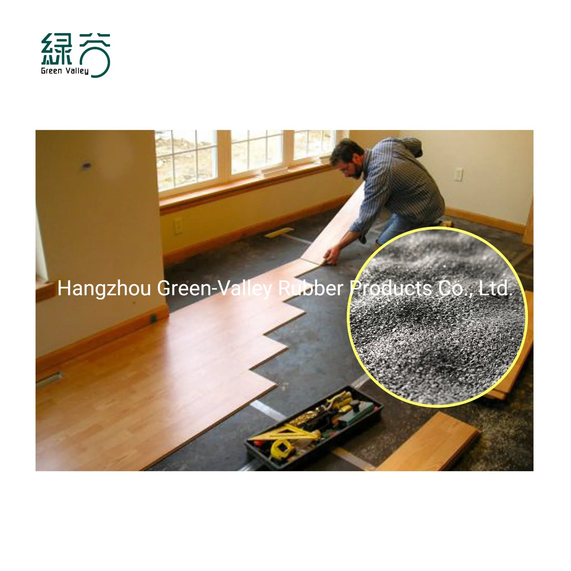 High quality/High cost performance  Soundproof Laminated Floor Rubber Carpet Underlay Acoustic Underlay