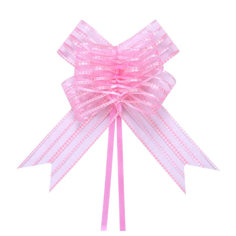 Wrapping Pull Bows Colorful Christmas Ribbon Bow Gift Box Bow for Gift Wedding Christmas Party