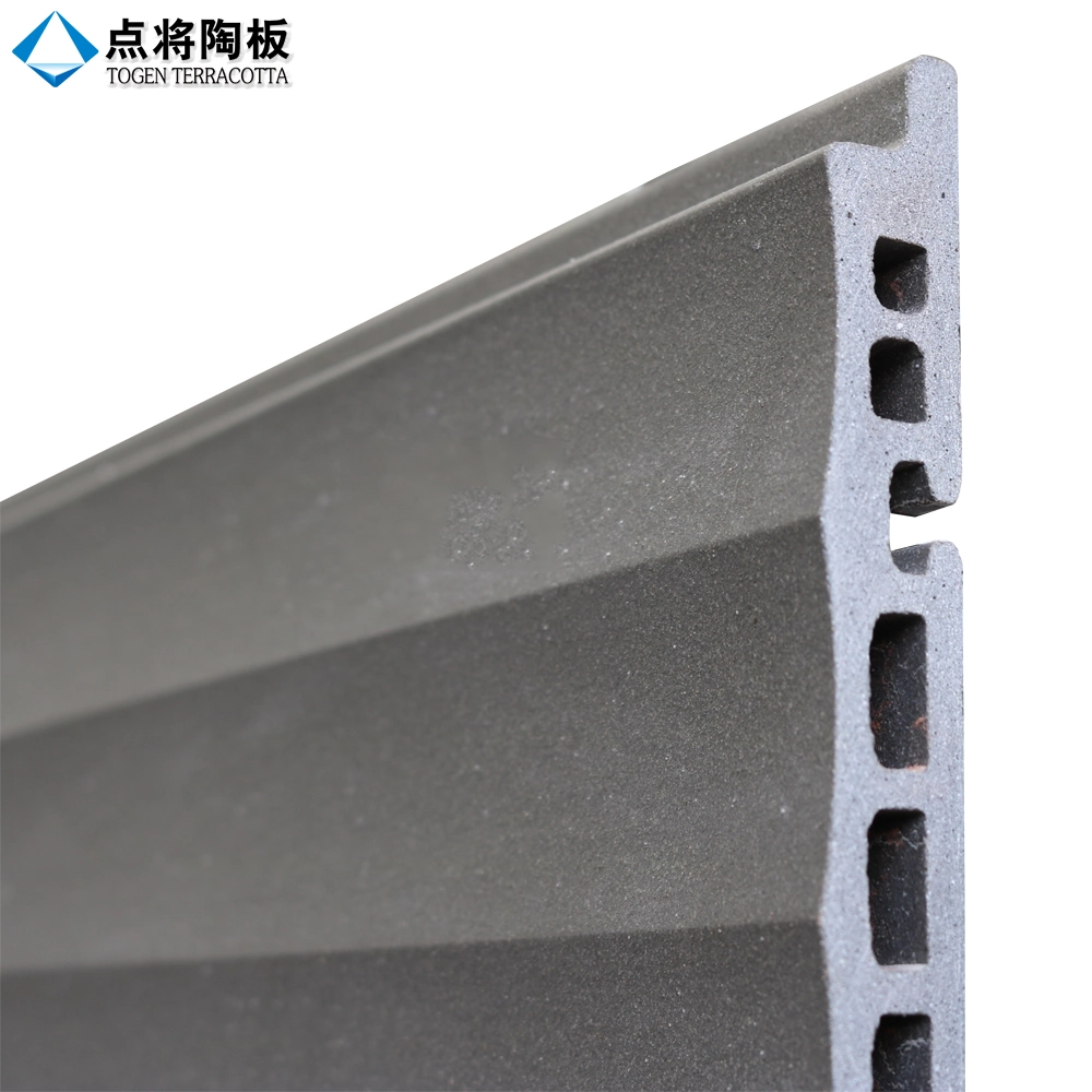 Togen External Wall Tile Lightweight Ceramic Terracotta Facade Clading Panel for Ventilated Facade System