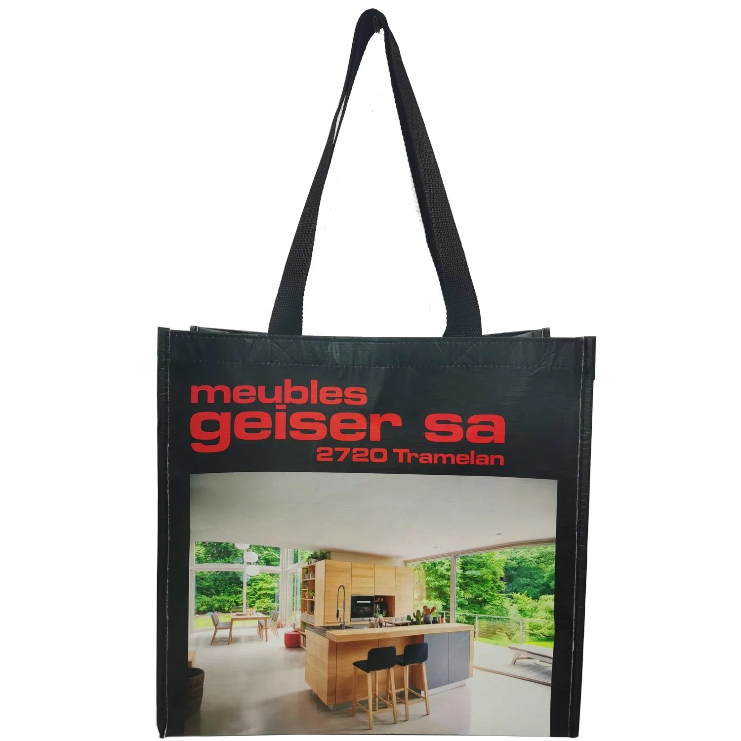 PP Webbing Factory Custom Eco Friendly Bag Wasserdichte wiederverwendbare Tasche Lunchpaket