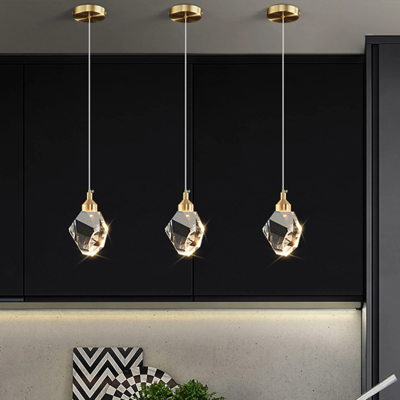 Kristall Pendelleuchten Dekor LED Pendelleuchte für Wohnzimmer Speisesaal Restaurant Luxus Deckenleuchte