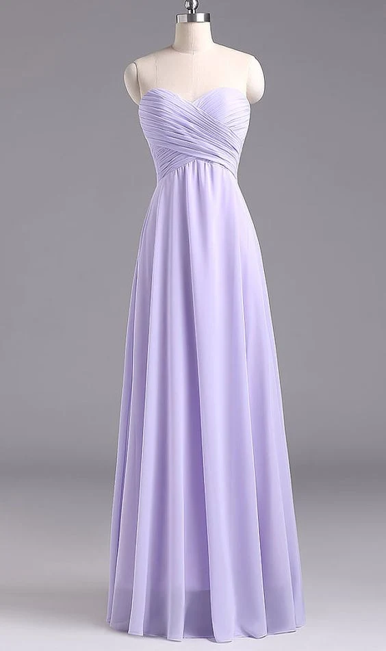 Simple Prom Party Cocktail Gown A-Line Chiffon Bridesmaid Evening Dress Z212