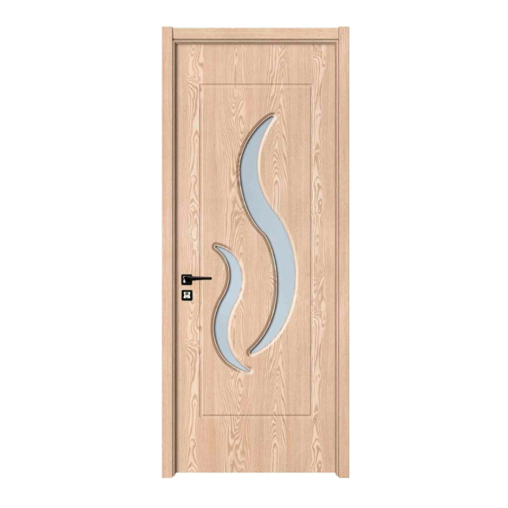 Vente chaude Porte en bois avec vitre pour chambre.