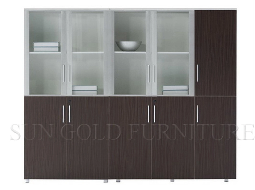 Popular Office Furniture Wood Display Office File Book Shelf (SZ-FC075)