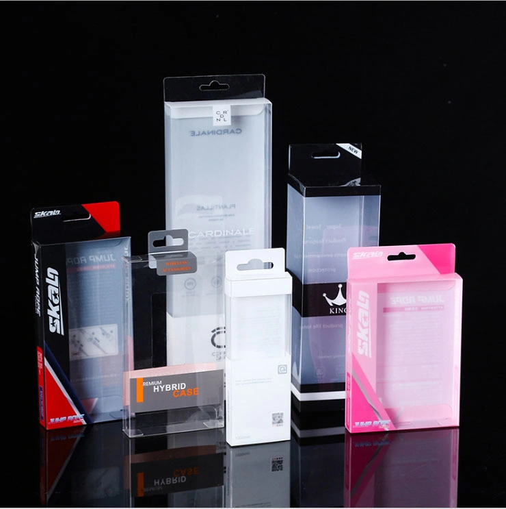 Wholesale Custom Transparent Folding PVC Pet PP Plastic Gift Packaging Used in Cosmetics Perfume Wine Cat Dog Food Jewelry Toys Panties Underwear Packing Boxes
