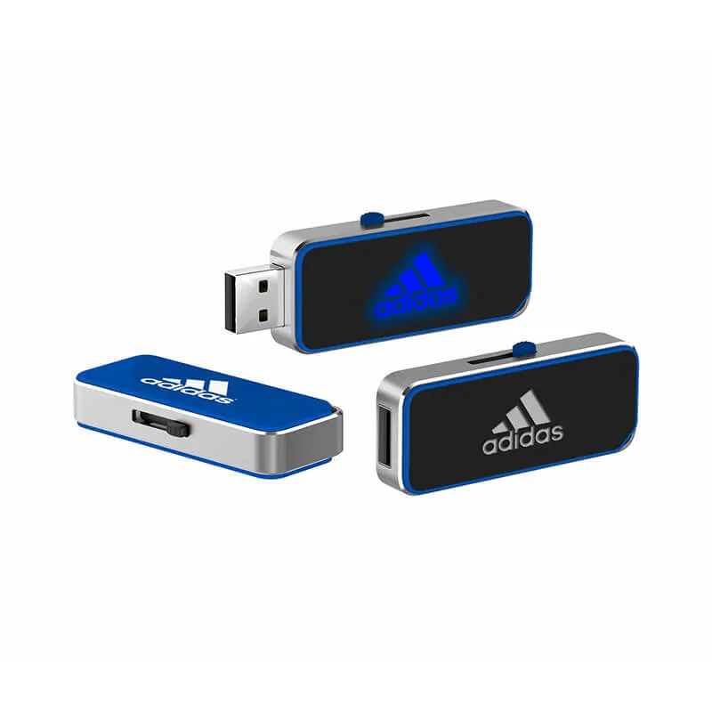 Faites glisser le voyant lumineux des clés USB 2.0 et 3.0 USB de Stockage