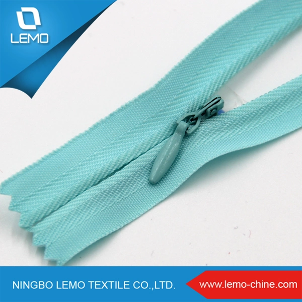 Beautiful High quality/High cost performance  Fabric Strap Nylon Invisible Zipper