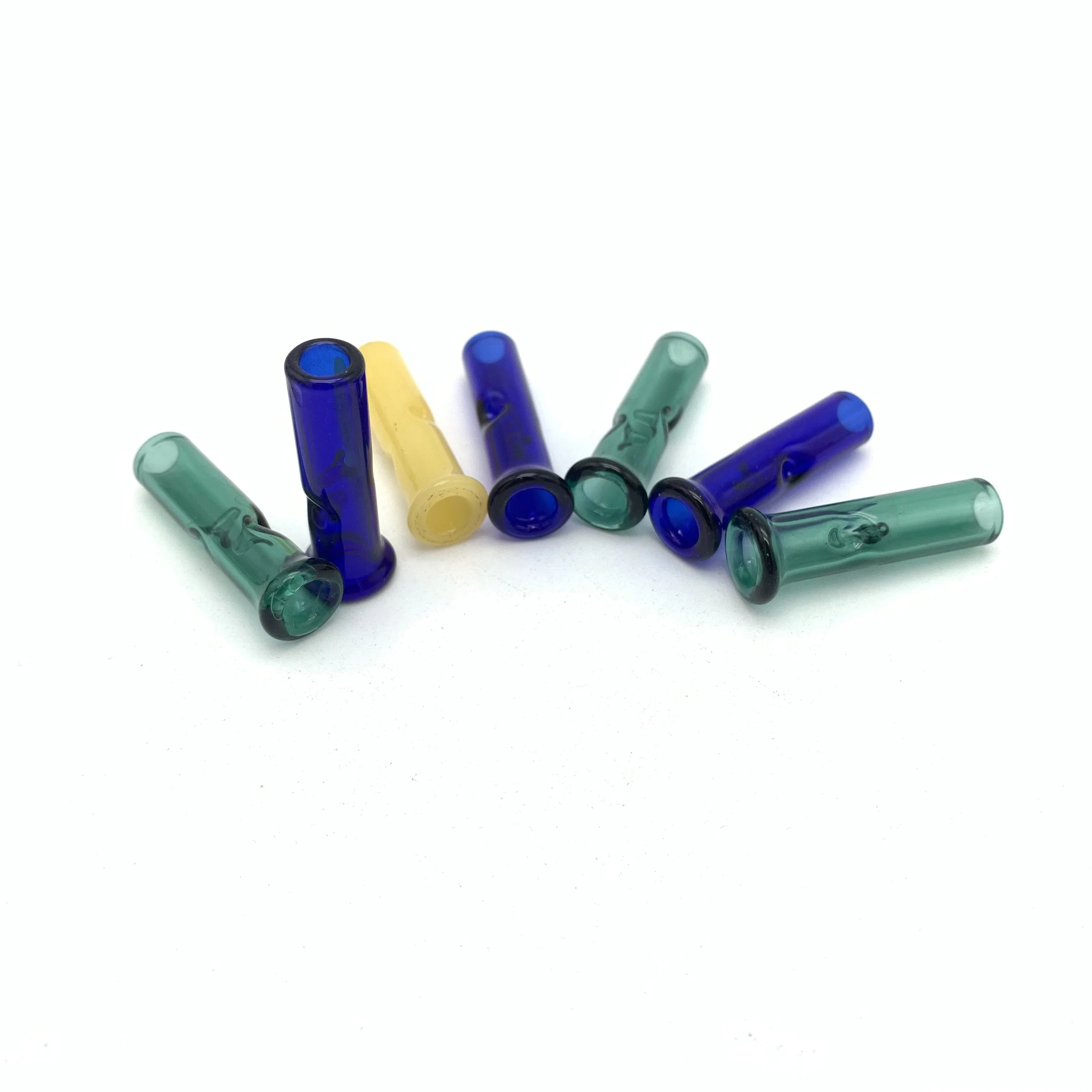 Custom Pre Roll Cone Joint Blunt Smoke Leaf Glass Ice Mouth Tips 8mm 10mm Glass Filter Tip