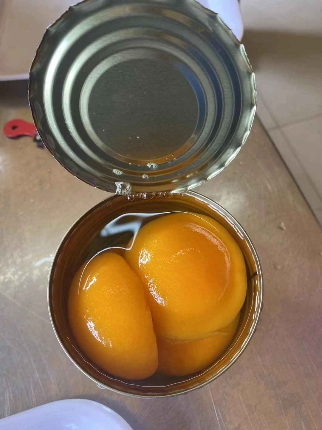 Good Quality Original Factory Canned Food Yellow Peach Slice Diced Half Halves in Syrup