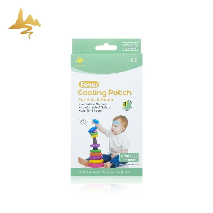 Productos para el hogar Cuidado de la salud Blue Hydrogel niños frente fiebre fresca Parche