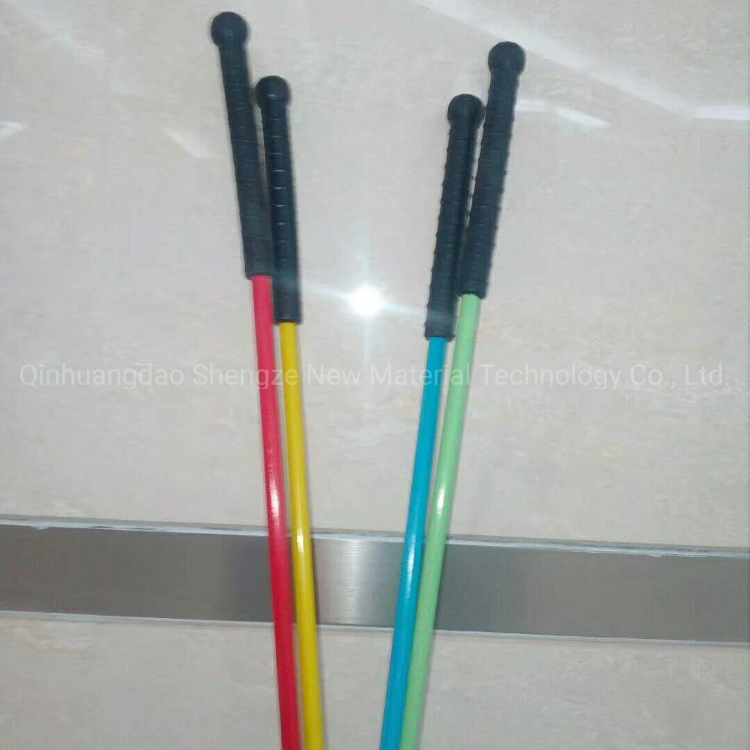 Customized Fiberglass FRP GRP Glass Fiber Trekking Pole Crutch Hand Walking Stick