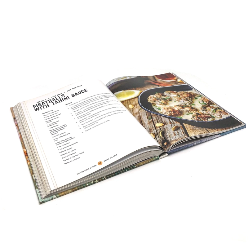 Good Quality Kitchen Cooking Customised Recipe Photo Books Food Cookbooks Custom Hardcover Book Printing