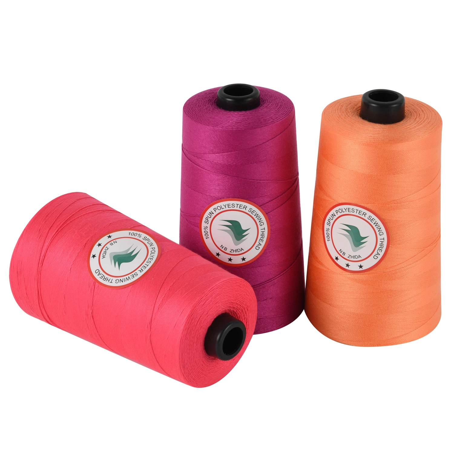 Usine Fournie (OEM/ODM Disponible) Fil à Coudre en Polyester Filé 100% de Haute Qualité 40s/2 5000yds