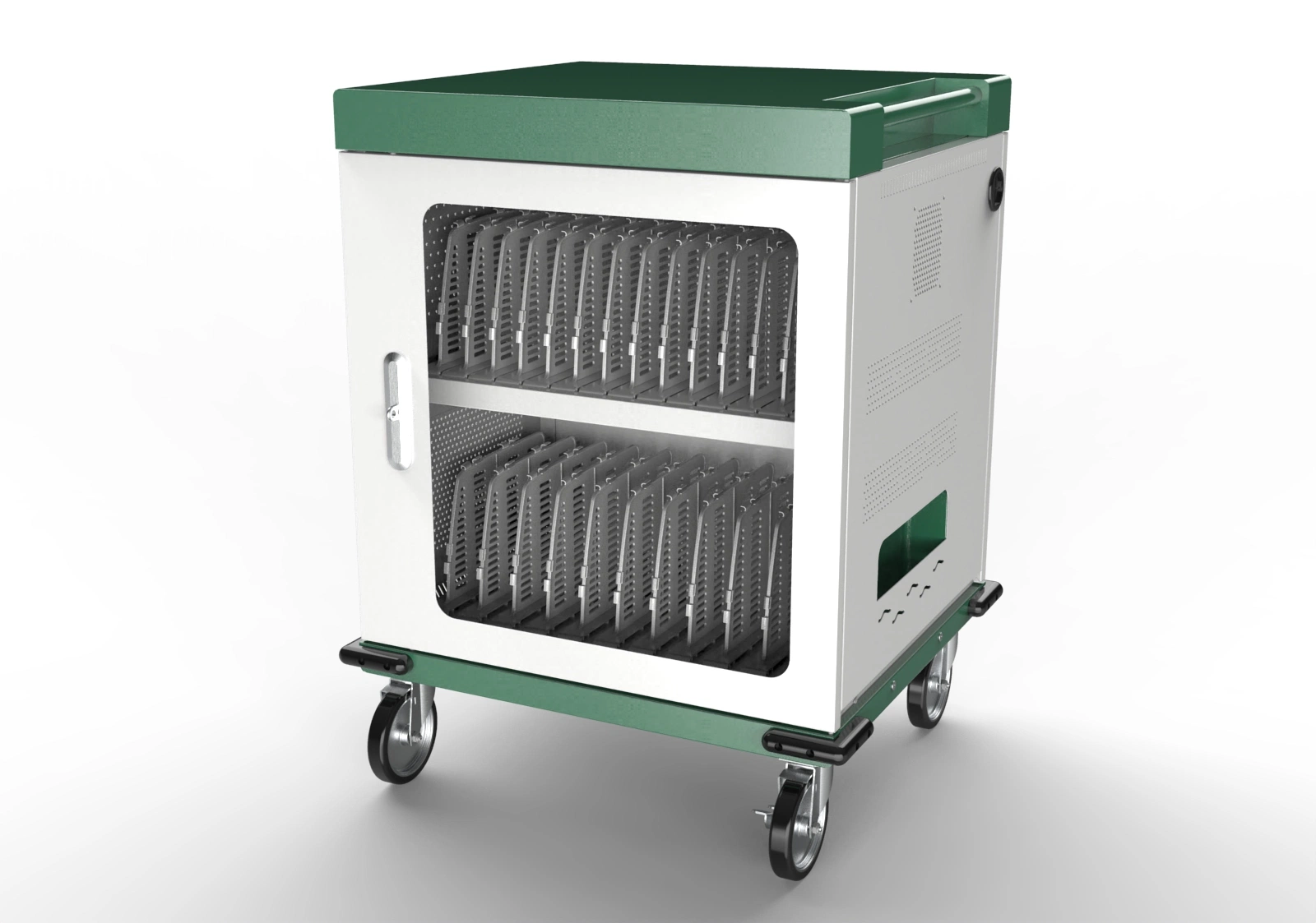 16 Ports Customized Color AC Charging Cabinet Cart Education Equipment for School