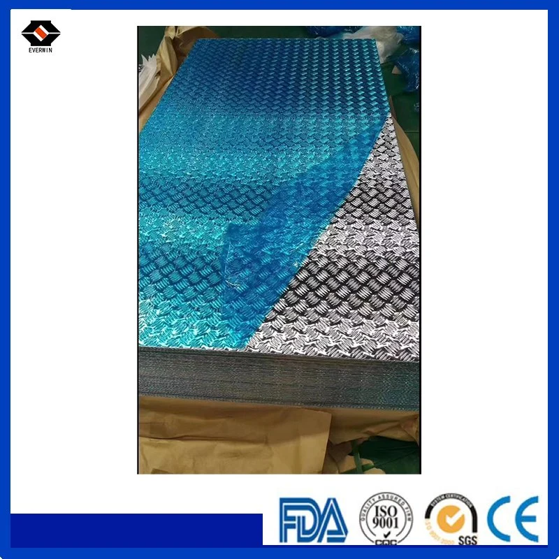 Embossed Checkered Aluminum Bar Sheet 5754