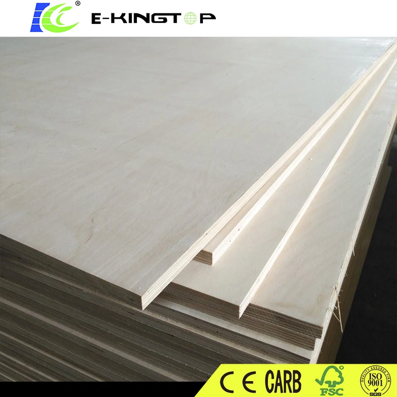 Birch Veneer Plywood Boards for Furniture, Thickness 18mm