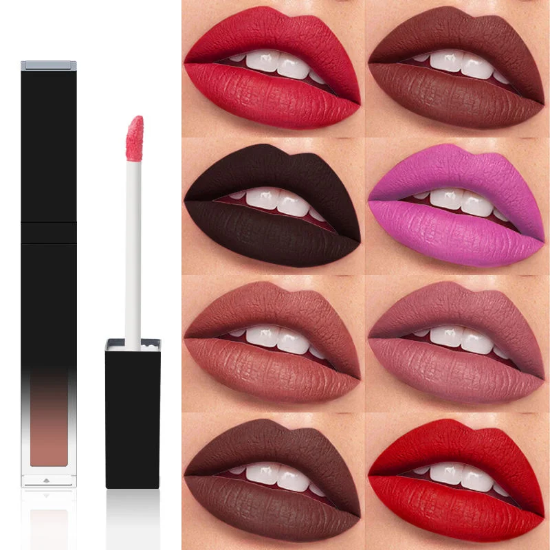 Velvet Foggy Surface Matte Liquid Lipstick Private Label Lip Gloss Tube