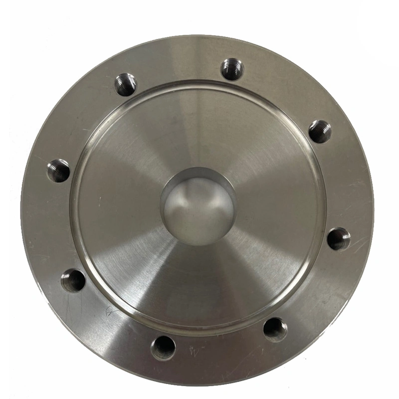 Precision CNC Machined 304L Stainless Steel High Vacuum Conflat Flange Vacuum Fitting