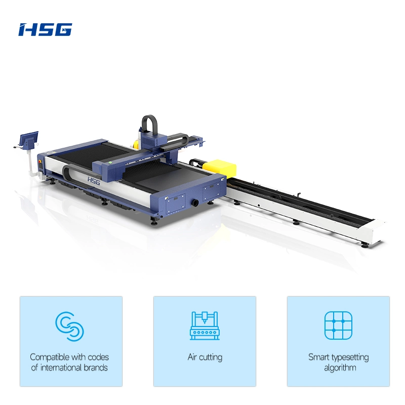 Hsg 3015 Fiber Laser Metal Cutting Machine Price 2000w / 3000w Laser Power