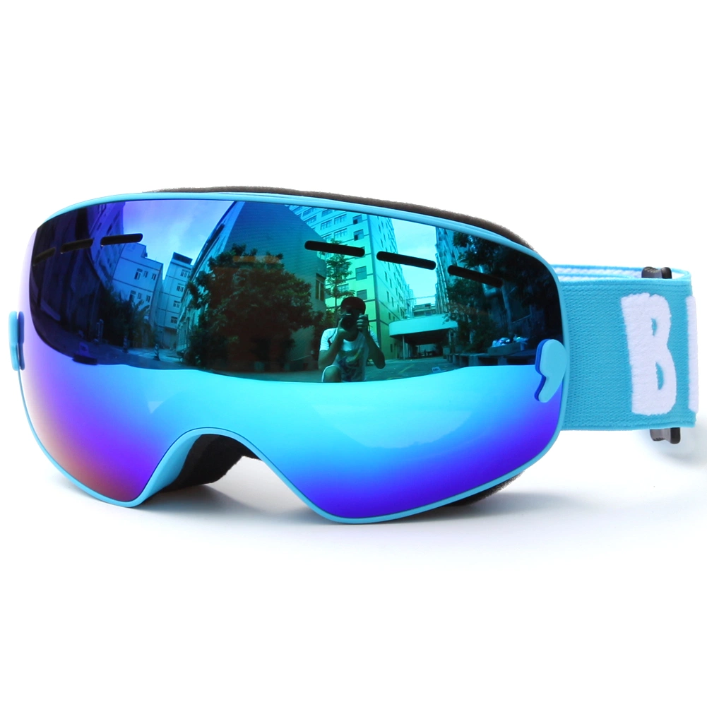 Double Layer PC Lens Ski Goggles Benice Snow Goggle Snow 4600 for Kid Customized Skiing Eyeglasses with Mirror Coating