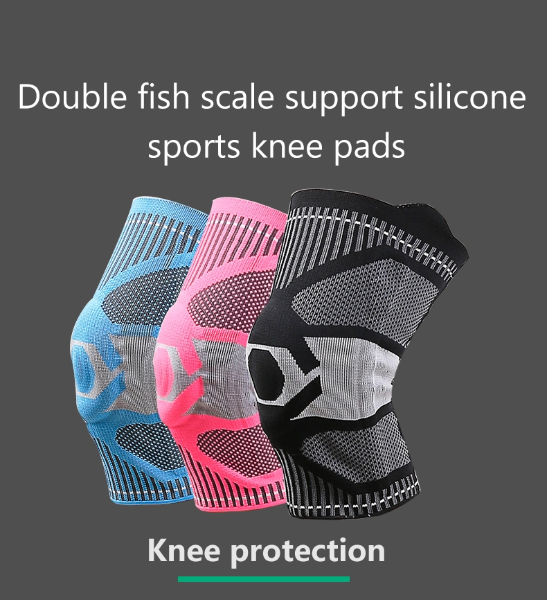 Gym Sports Weightlifting Neoprene Knee Pads Compression Sleeves Knee Support Brace