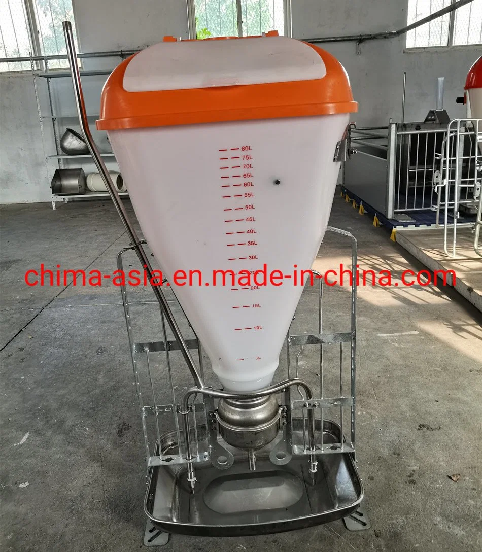 Pig Farming Equipment Plastic Pig Feeder Wet and Dry Feeder Trough