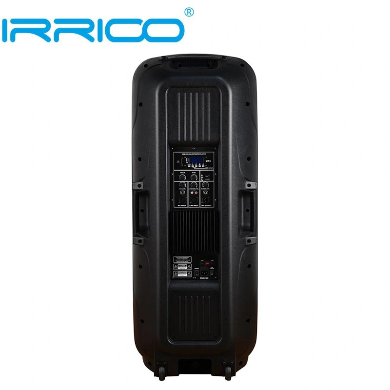 FM/USB/SD/ICE/Wi Mic/Mic/EQ plástico Carrito de la función de 15 pulgadas Altavoces Bluetooth piezas de repuesto SKD