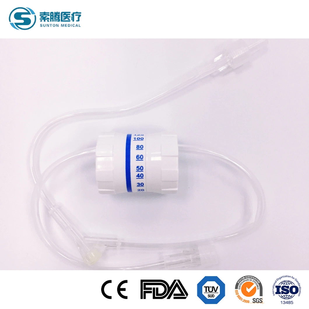 Sunton China Medical Supply Factory Disposable High Pressure Extension Tube Catheter Extension Tube with Precise Flow Regulator