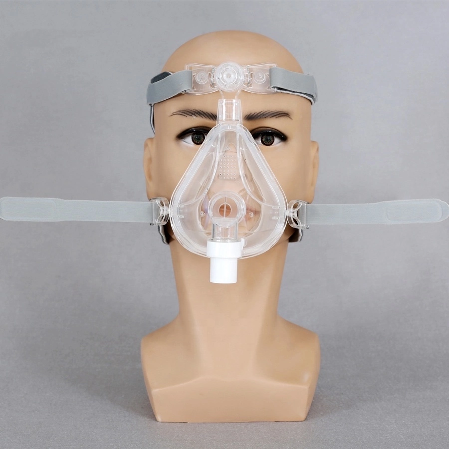 Vollmaske CPAP Auto CPAP BiPAP Maske für den Schlafmodus Apnoe Schnarchen Menschen mit frei einstellbare Kopfbedeckung