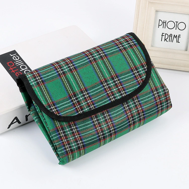 Colorful Waterproof Plaid Picnic Blanket Mat Outdoor Beach Camping Customized