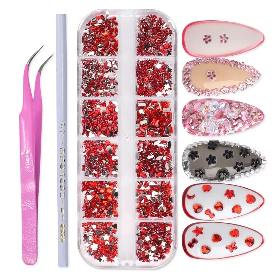 Crystal Nail Art Products Rhinestones Acrylic Nail Stones 3D Nails Art Decorations