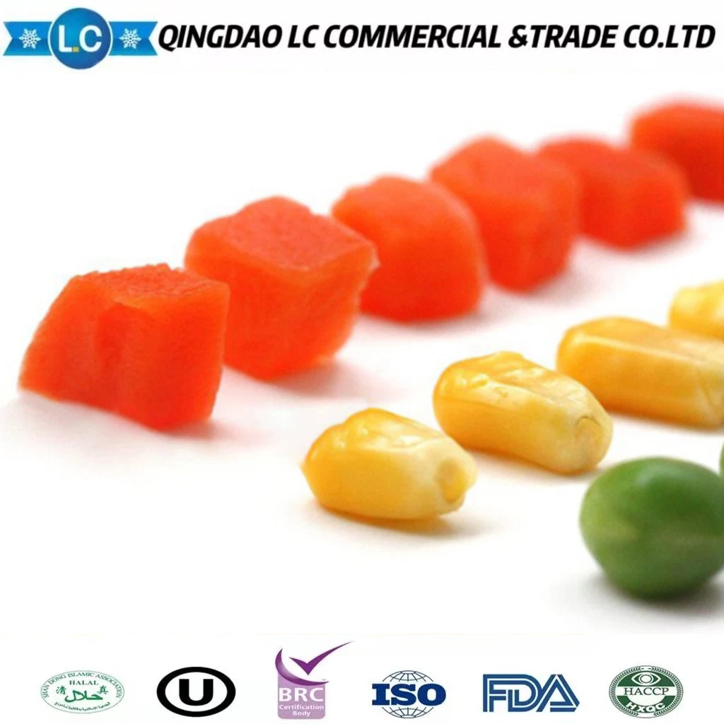 IQF Style and Stick Shape Frozen Mix Pepper Fresh Vegetables