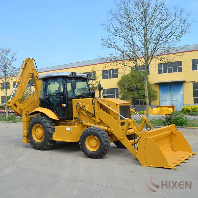 Original Engine and Spare Parts Cheap Used Backhoe Loader Heavy Construction Equipment for Sale