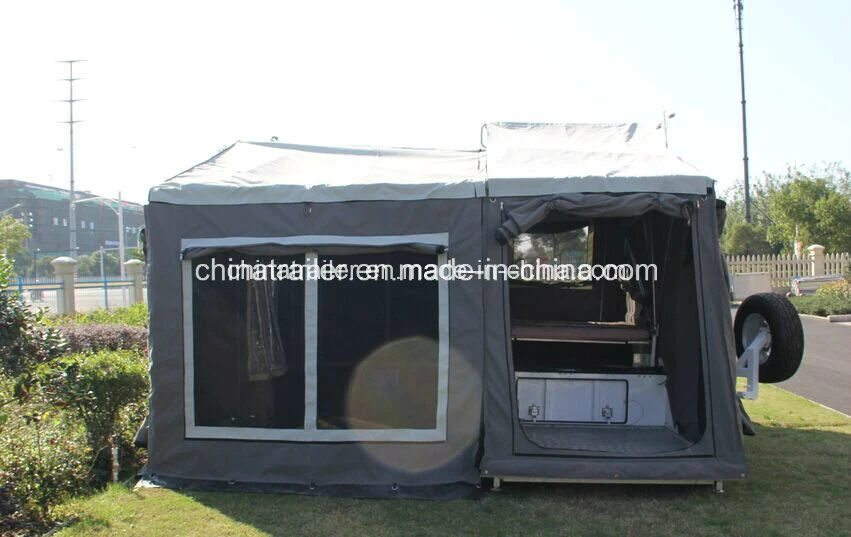 off Road Hard Floor Rear Fold Camper Trailer