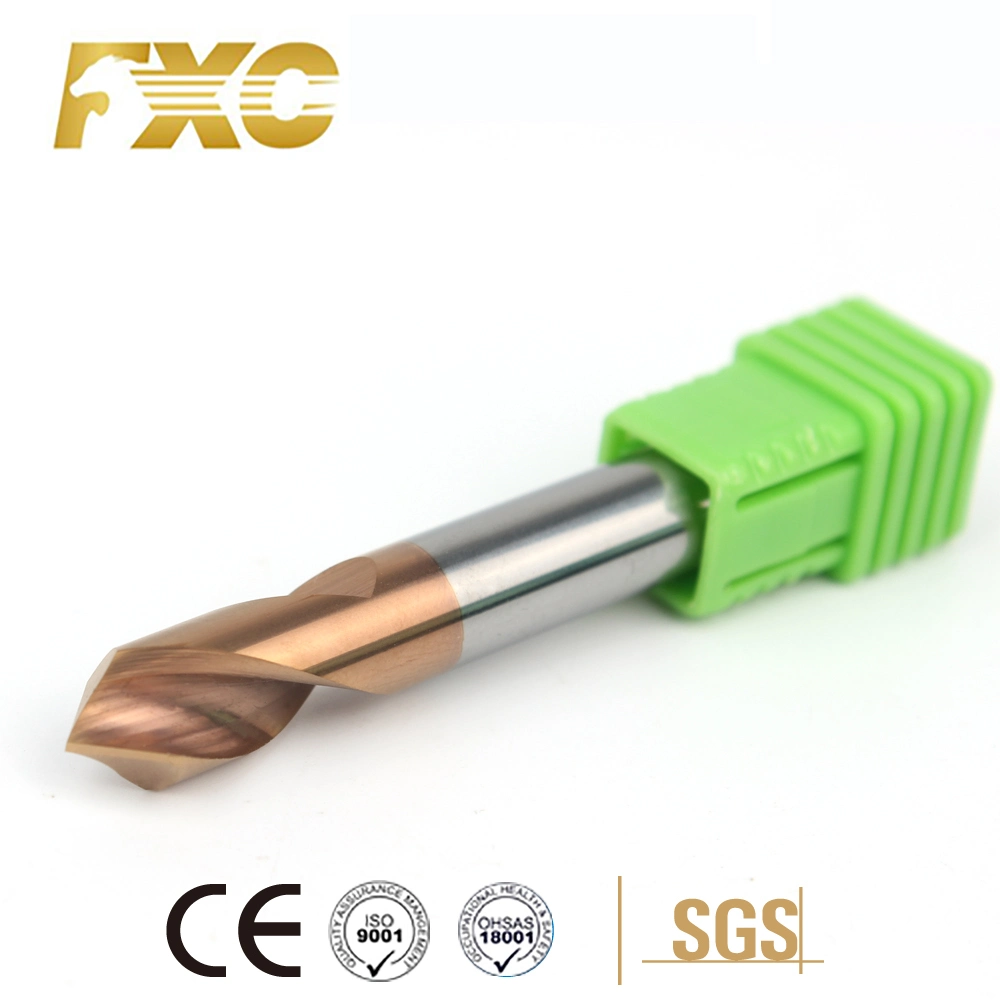 HRC55 Solid Tungsten Carbide Nc-Spotting Drills for Steel with Good Surface