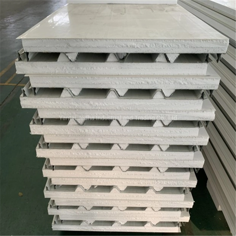 Wärmeisolierte, schallisolierte, feuerfeste EPS/Polystyrol/PU/PIR/PUR/PUF/Polyurethan/Rockwool/Glaswolle Akustikpaneel für Sandwichplatten Wand/Dach/Decke/Trennwand