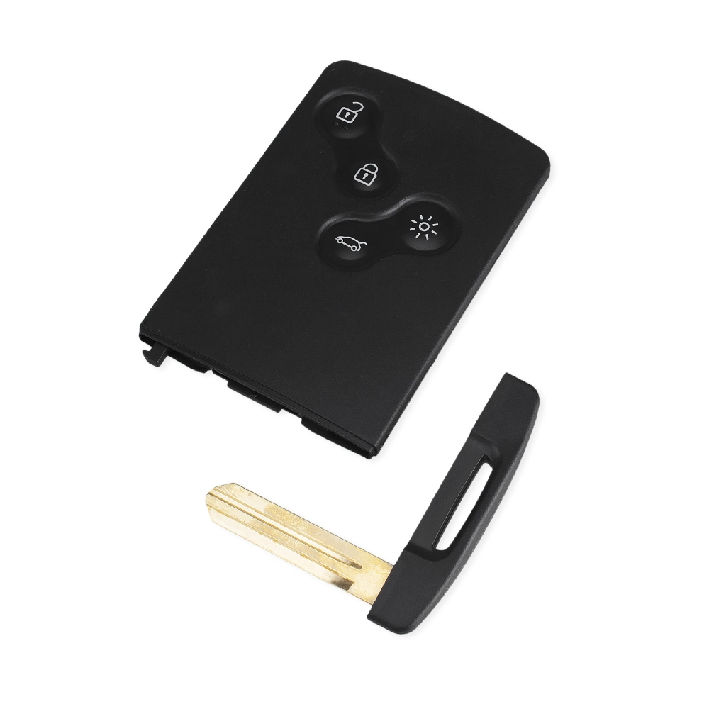Smart Remote Key Case for Renault 4 Button Remote Key Blank