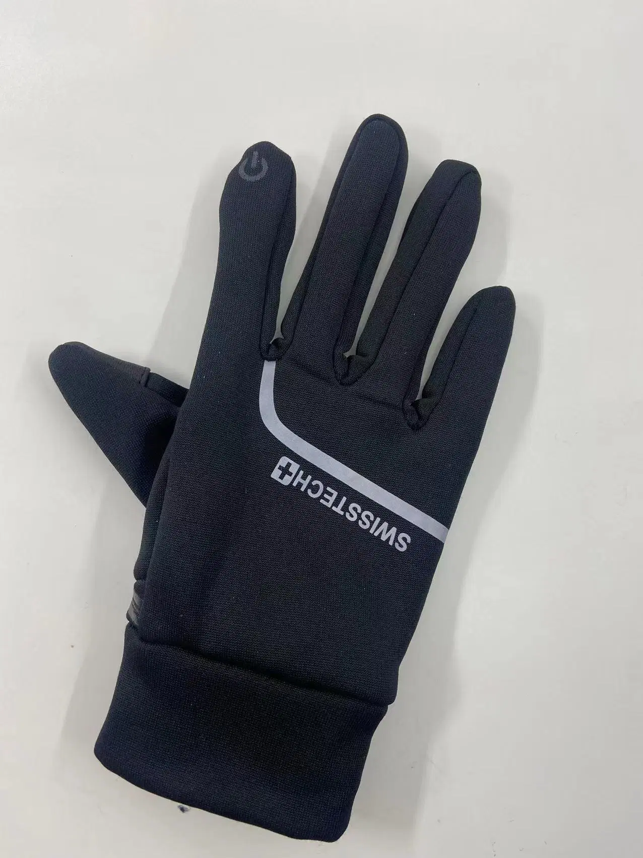 Sport Glove with Touch Function Palm Antiskid Adult Glove with Rubber Print