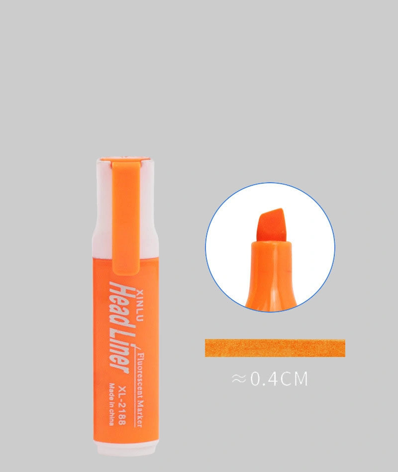 4mm Colors Highlighter Marker with Multicolour Environmental Easy to Carry Clip Small Shape