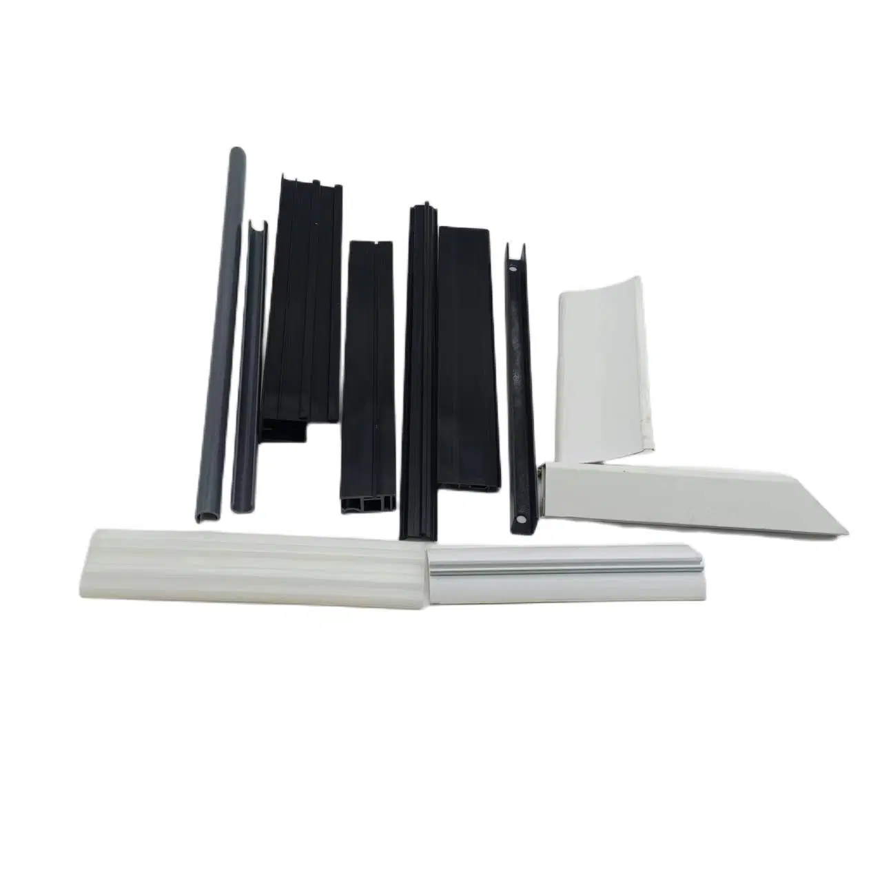 High Temp Resistance Custom Tooling PC/ABS/PVC/PE/PP/PA Plastic UPVC Window Extrusion Profiles