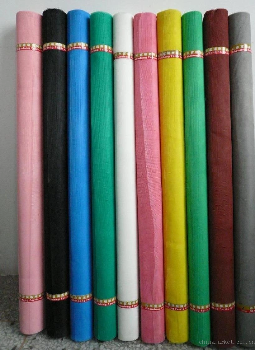 Resisting Fiberglass Window Screen for Building Material with Different Color and SGS