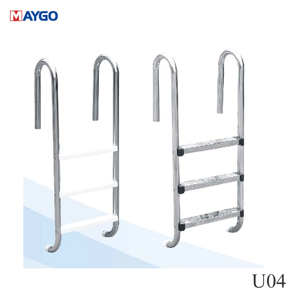 Factory Direct Supply L04 Stainless Steel 2/3/4/5 Steps Swimming Pool Ladder