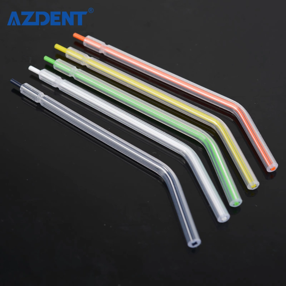 Mix Color Dental 3-Way Air Water Syringe Plastic Spray Nozzles Tips