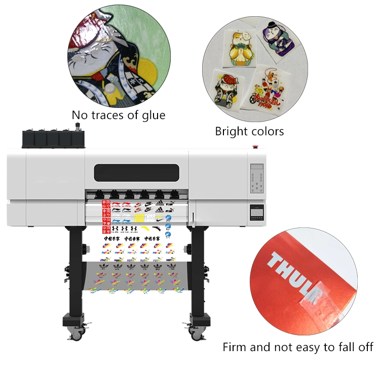 Roll to Roll UV-Dtf Printer Price 60cm Crystal Labels Printing Machine