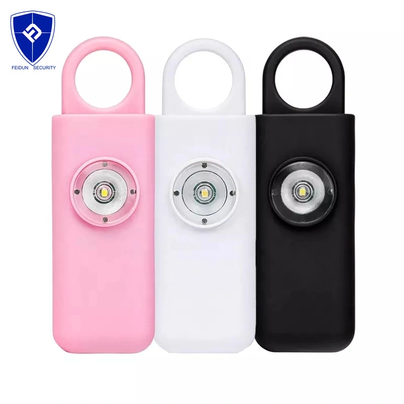 OEM 130dB Recharge Self Defense Personal Security Alarm Keychain Anti Attack Rape Emergency Personal Alarm with LED Flashlight