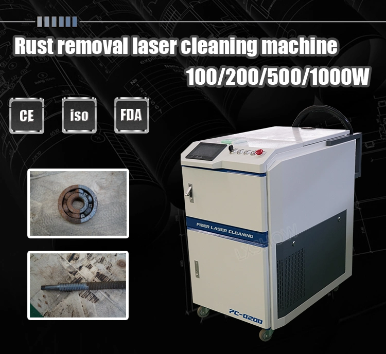 2019 Top Selling Products CNC Factory Rust Removal 100W 200W 500W 1000W Laser Cleaning of Metal Machine