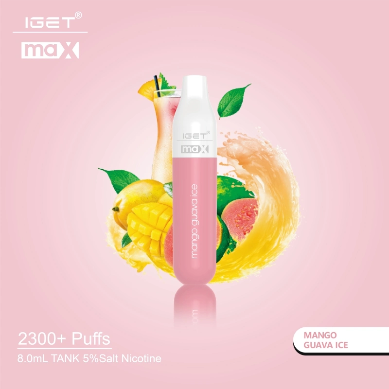 Iget Max 2300 Puffs Disposable Taste Fruit Flavors Mini E-Cigarette