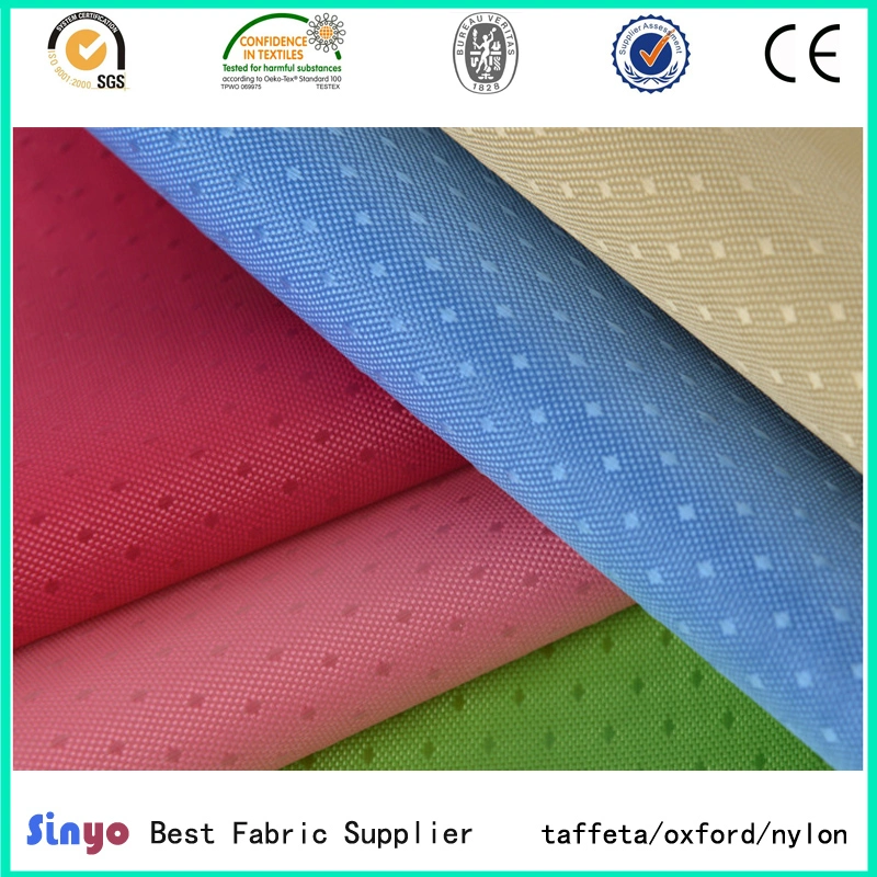 PVC Rubber Coated Fashion Dobby Starshine Fabric for Shopping Traveling Bags