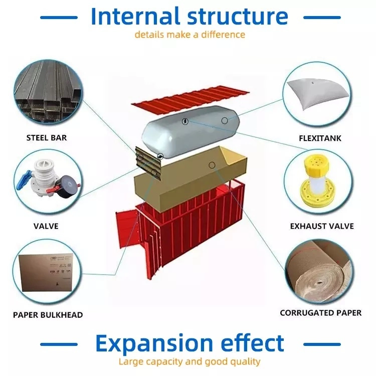 20 Feet Container Flexitank for Canola Oil Packaging and Transport